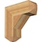 Ekena Millwork Traditional Craftsman Rough Sawn Bracket, Western Red Cedar, 6"W x 18"D x 18"H BKT06X18X18TRA04RWR - alternate 1